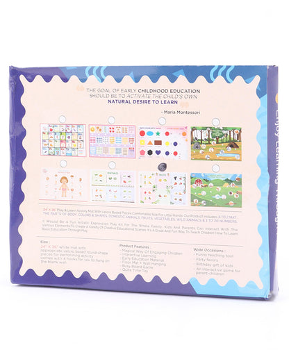 Play & Learn Fruits Activity Mat - Multicolour Woods for Dudes