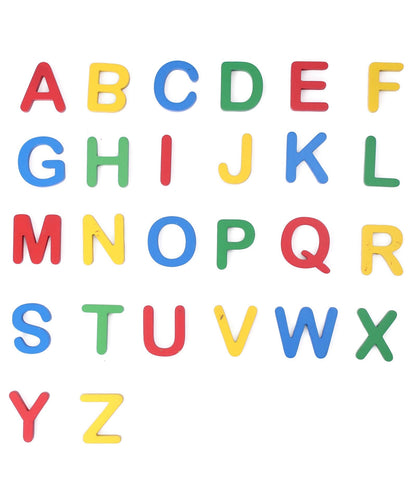 Alphabet Cutout Capital 26 Pieces - Multicolour Woods for Dudes