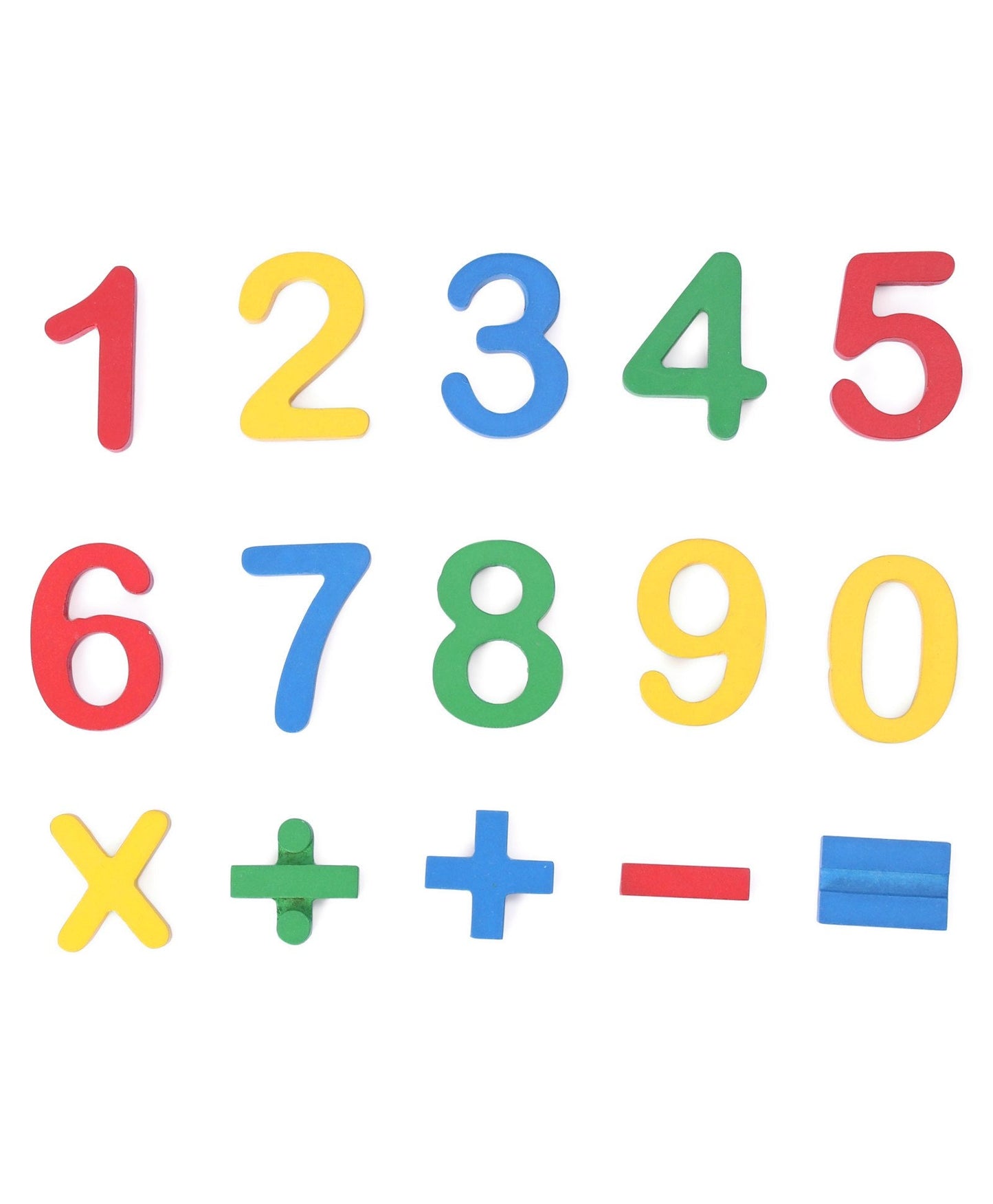 Number Cutouts 15 Pieces - Multicolour Woods for Dudes