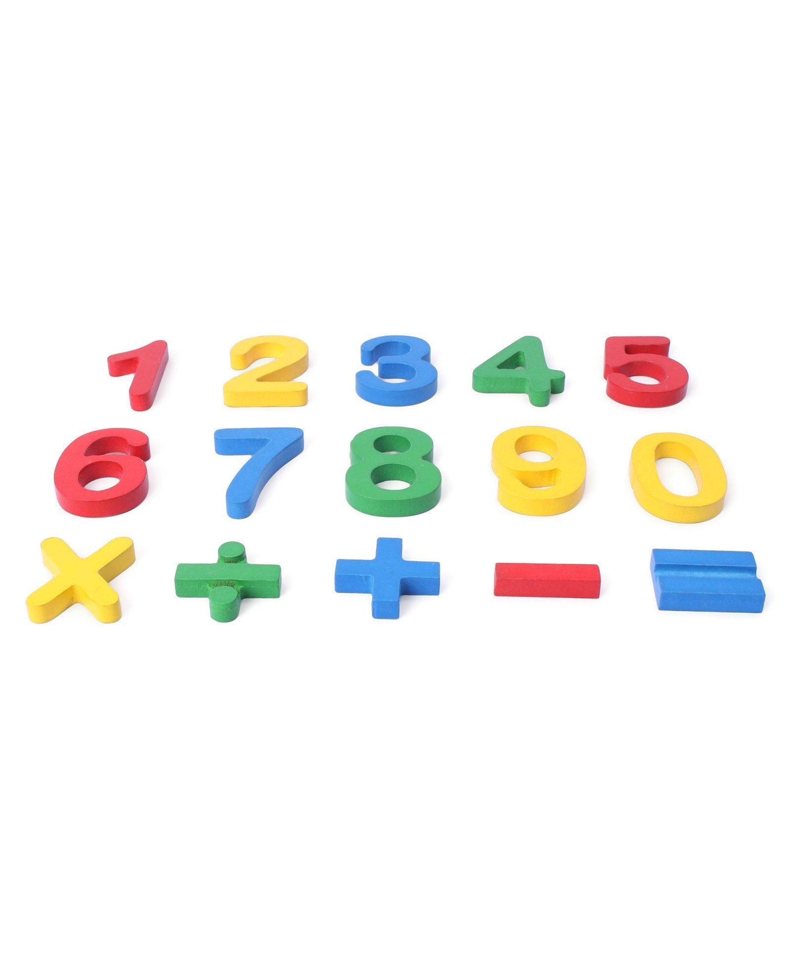 Number Cutouts 15 Pieces - Multicolour Woods for Dudes