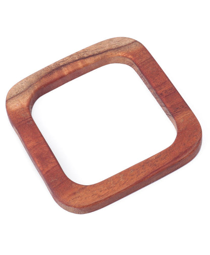 Bird & Square Shaped Neem Wood Teether Pack of 2 - Brown Woods for Dudes