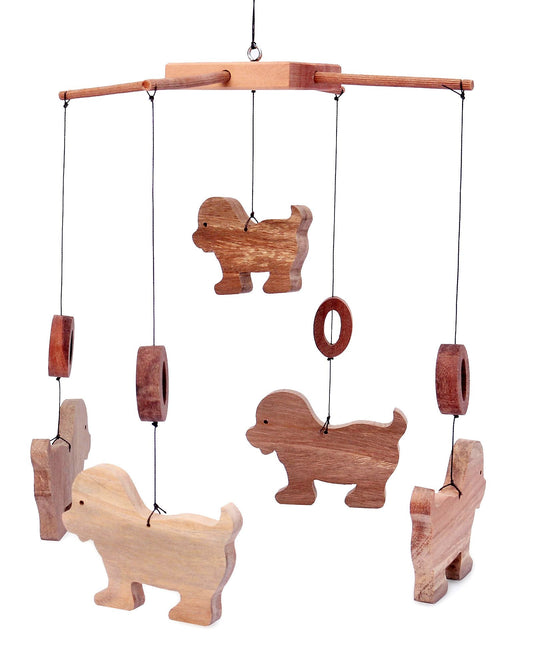 Puppy Crib & Stroller Hanging Toy - Brown Woods for Dudes