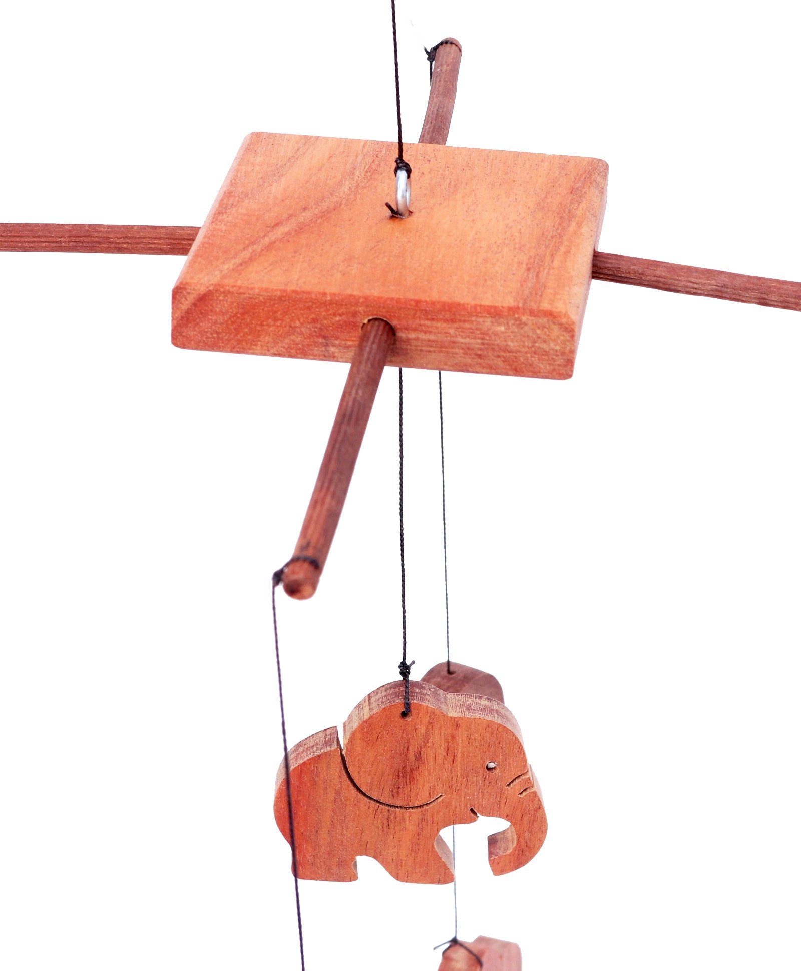 Baby Elephant Crib & Stroller Hanging Toy - Brown Woods for Dudes