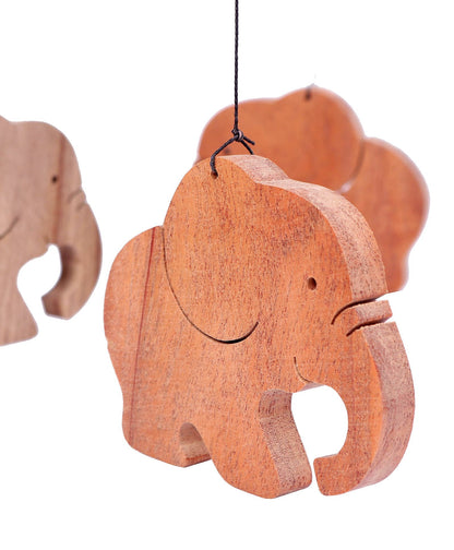 Baby Elephant Crib & Stroller Hanging Toy - Brown Woods for Dudes