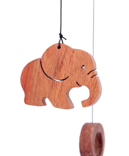 Baby Elephant Crib & Stroller Hanging Toy - Brown Woods for Dudes