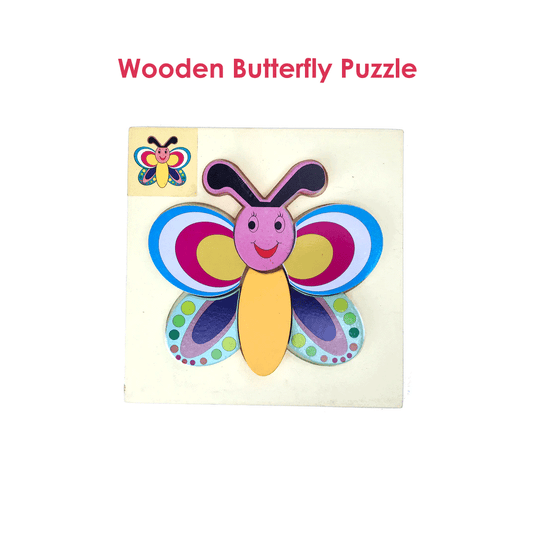 Wooden Butterfly Puzzle Toy Woods for Dudes