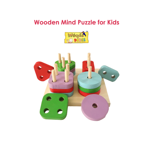 Wooden Mind Puzzle for Kids Toy Woods for dudes