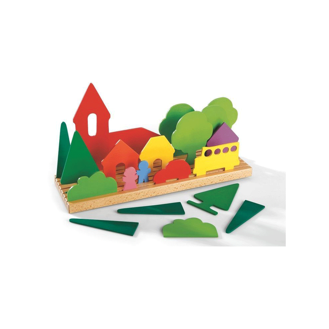 Wooden Plan Your City Toy Woods for Dudes