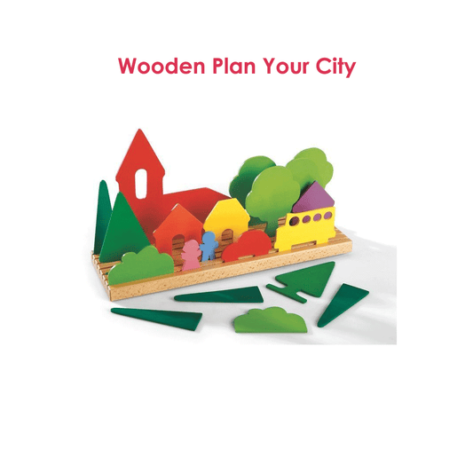 Wooden Plan Your City Toy Woods for Dudes