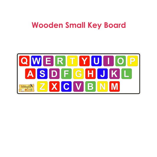 Wooden Small Key Board Toy Woods for Dudes